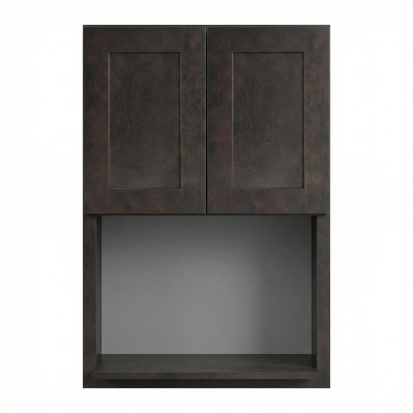 Shaker Microwave Wall Cabinet 27" (WM2736) · Ardelle - Charcoal - Hero