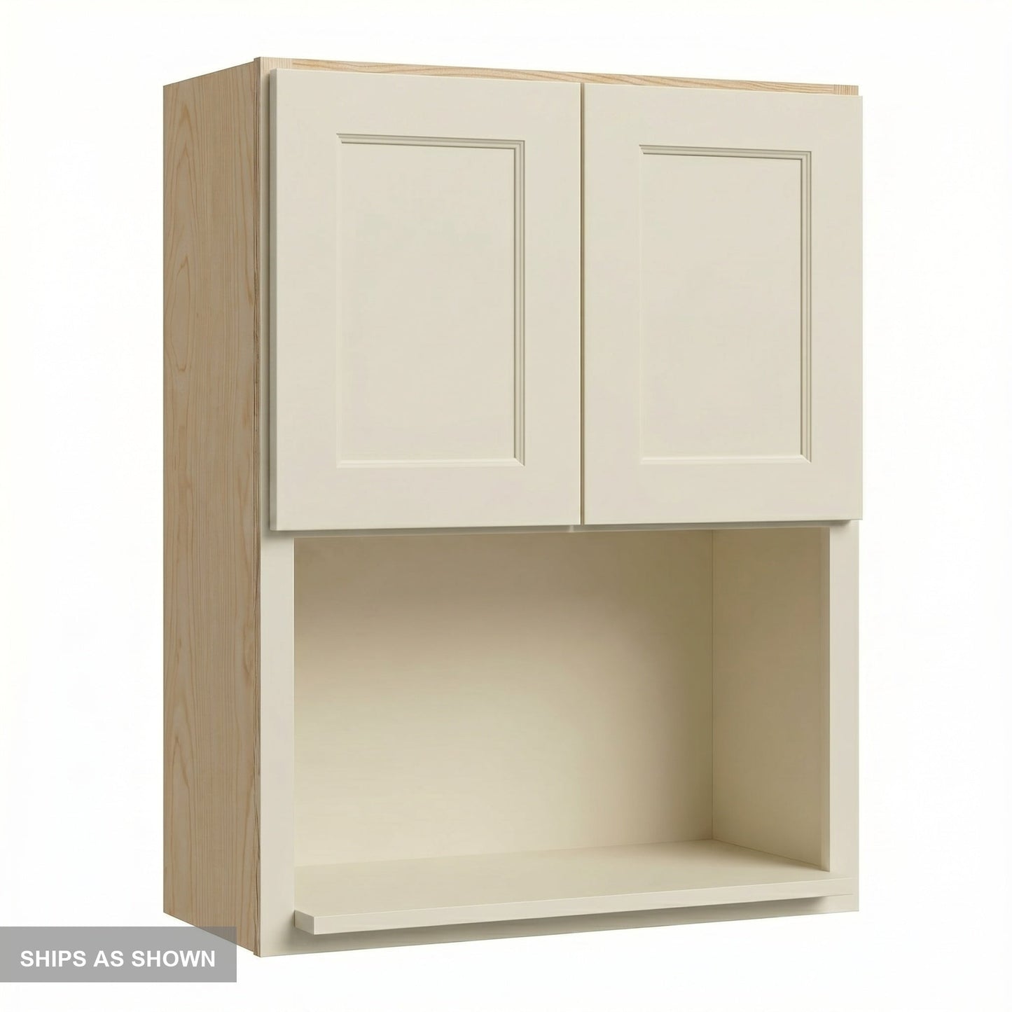 Shaker Microwave Wall Cabinet 27" (WM2736) · Tallis - Swan White - Flat Pack