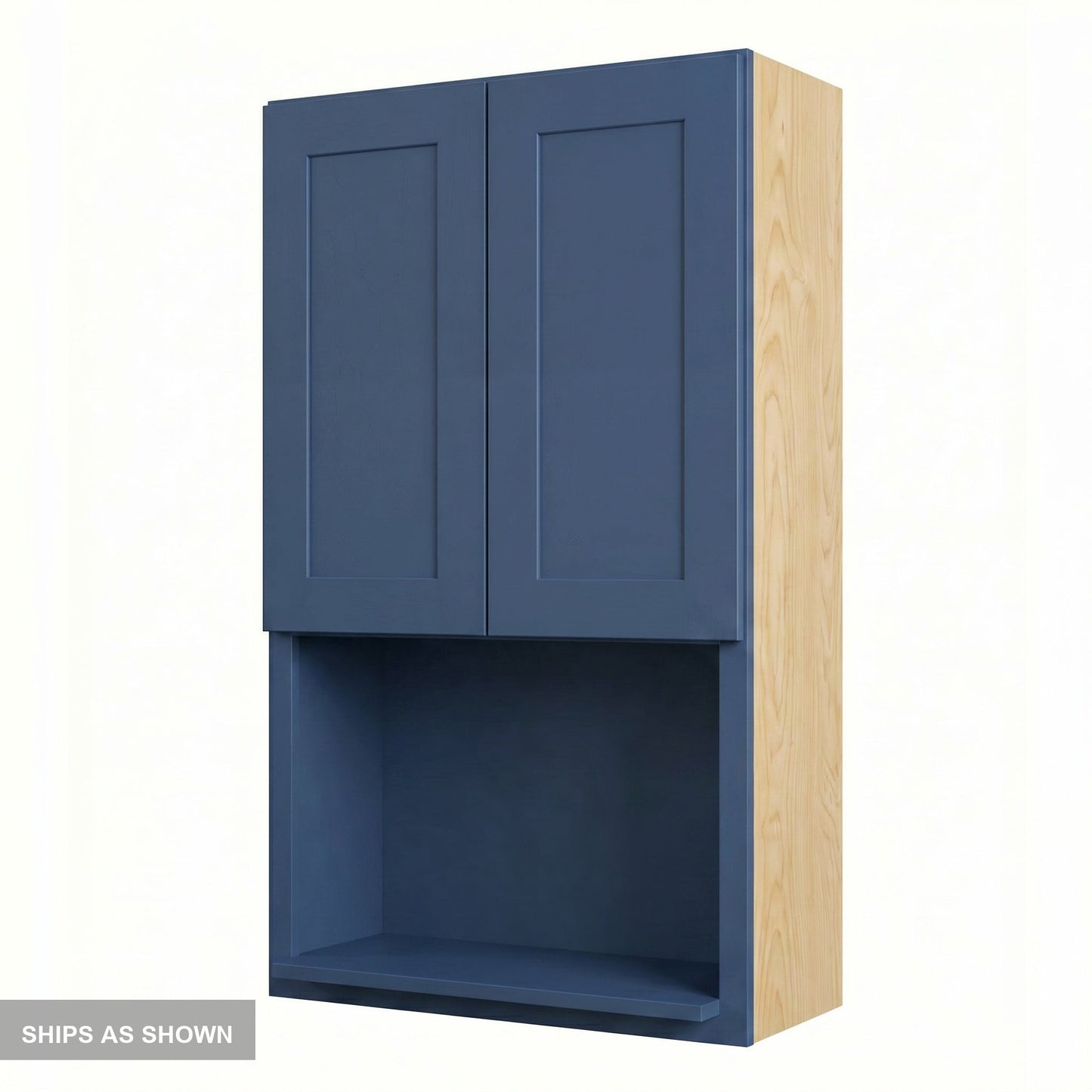 Shaker Microwave Wall Cabinet 27" (WM2742) · Ardelle - Blue - Flat Pack