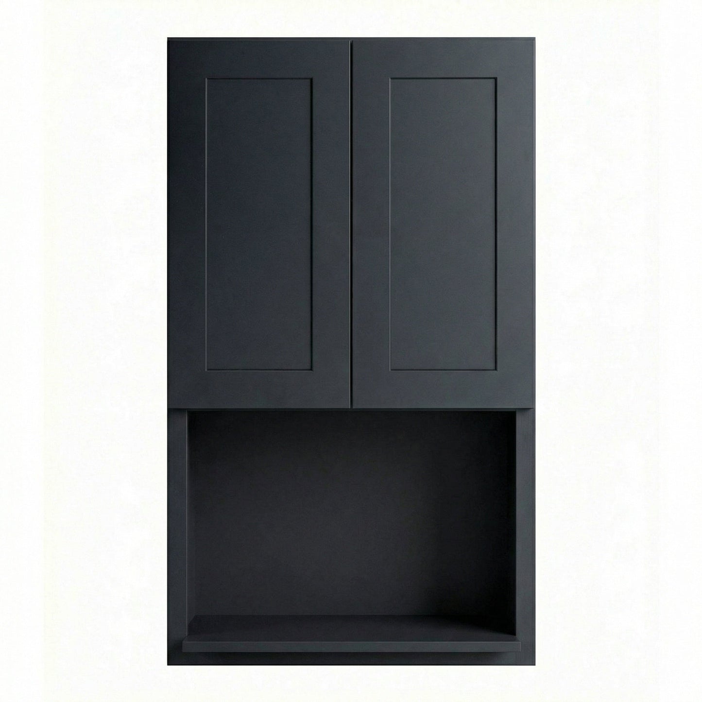 Shaker Microwave Wall Cabinet 27" (WM2742) · Ardelle - Ebony - Hero