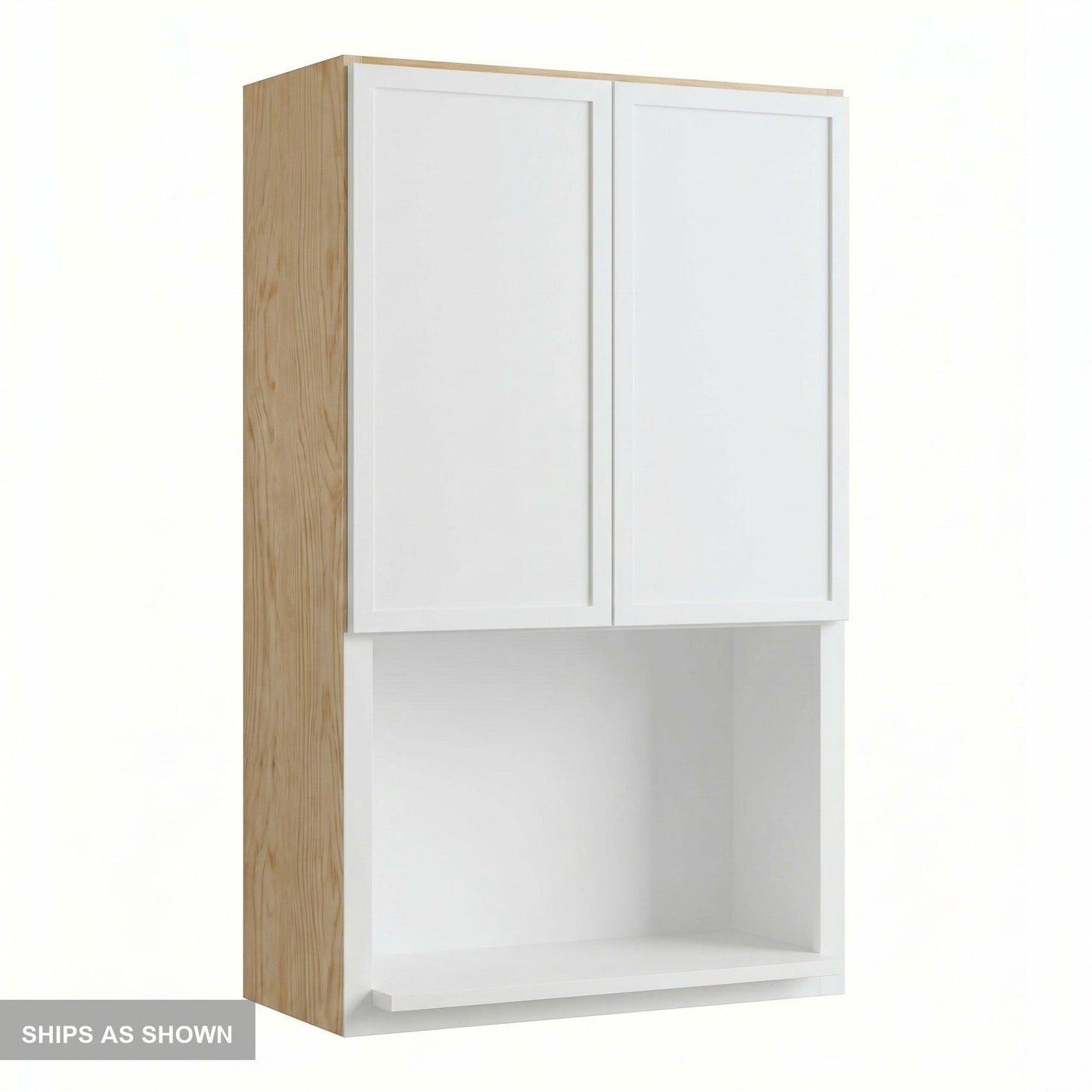 Shaker Microwave Wall Cabinet 27" (WM2742) · Slim - Frost - Flat Pack