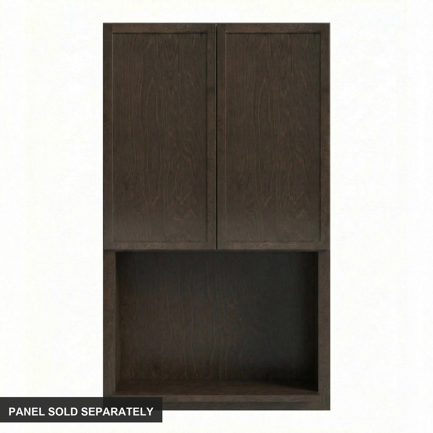 Shaker Microwave Wall Cabinet 27" (WM2742) · Slim - Mocha - Product