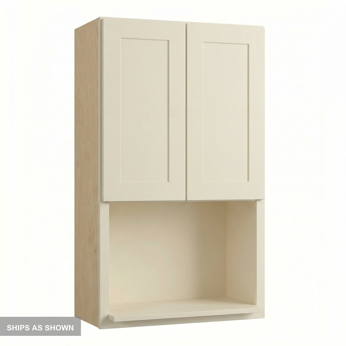 Shaker Microwave Wall Cabinet 27" (WM2742) · Tallis - Swan White - Flat Pack