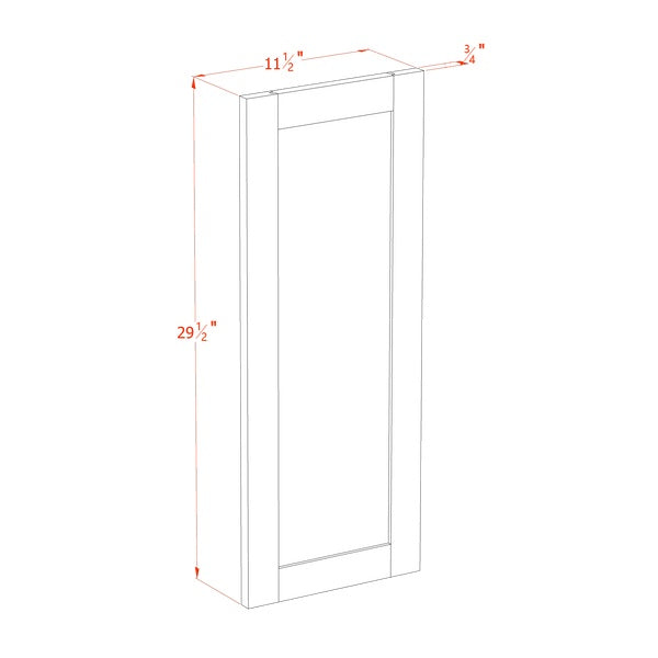 Wainscot Panel Wall 30" (WP-W30) · Tallis - Dimensions