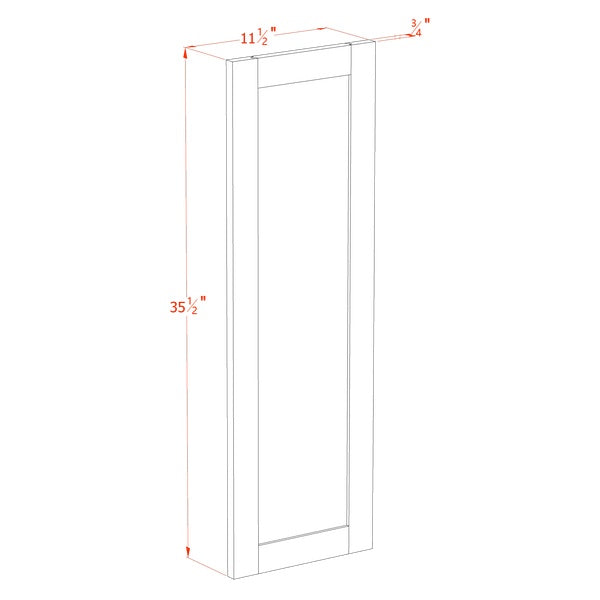 Wainscot Panel Wall 36" (WP-W36) · Tallis - Dimensions