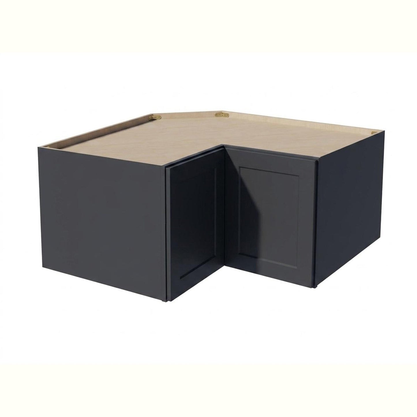 Shaker Corner Wall Cabinet 24" (WPC2412) · Ardelle - Ebony - Hero