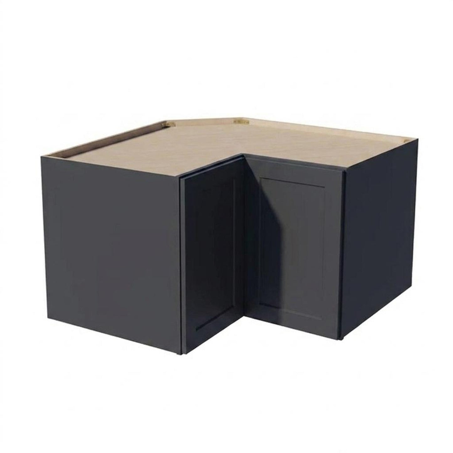 Shaker Corner Wall Cabinet 24" (WPC2418) · Ardelle - Ebony - Hero