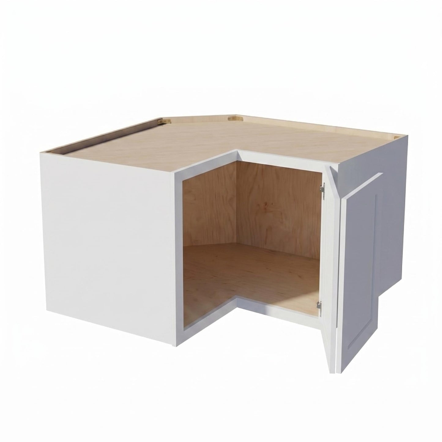 Shaker Corner Wall Cabinet 24" (WPC2418) · Ardelle - White - Interior