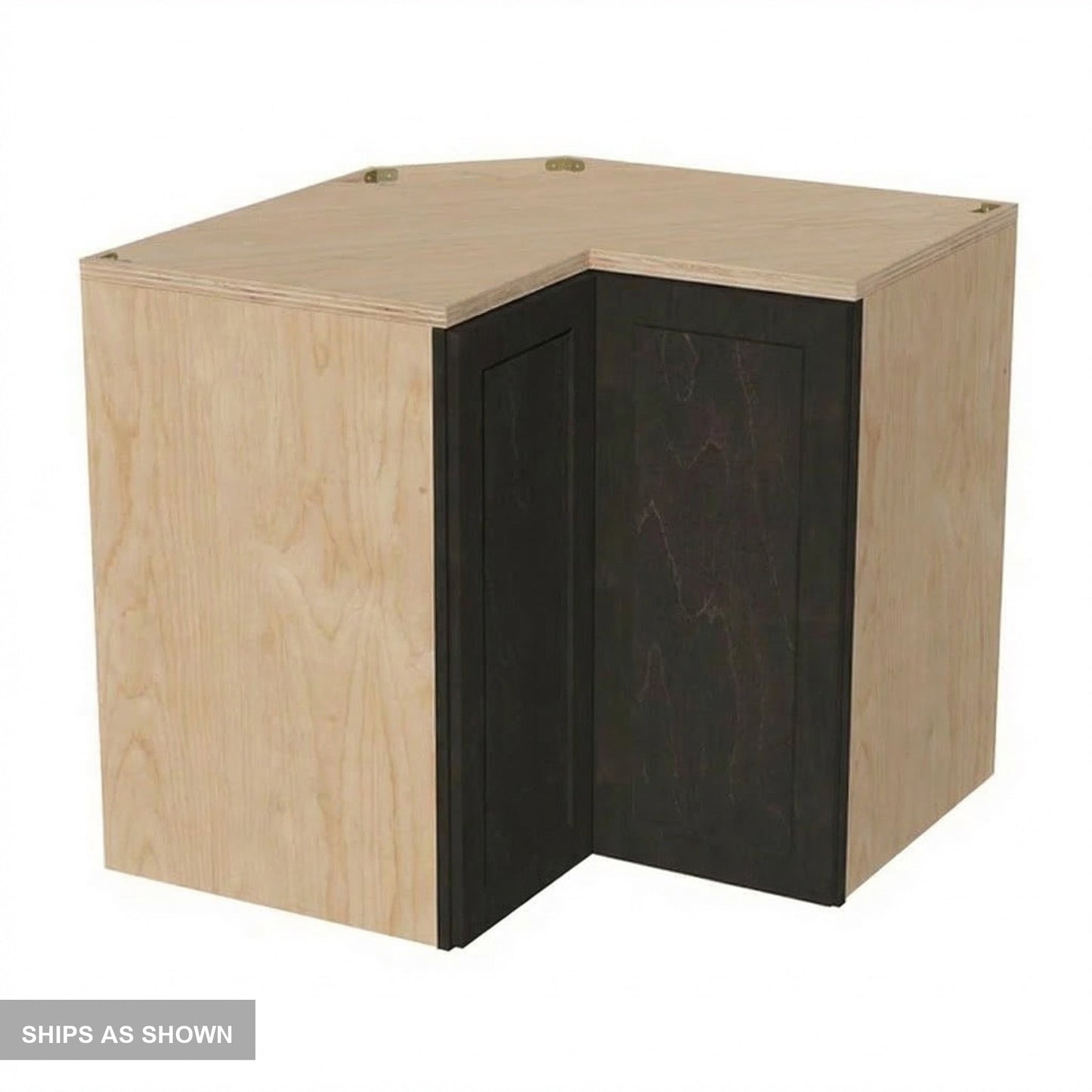 Shaker Corner Wall Cabinet 24" (WPC2436) · Ardelle - Charcoal - Flat Pack