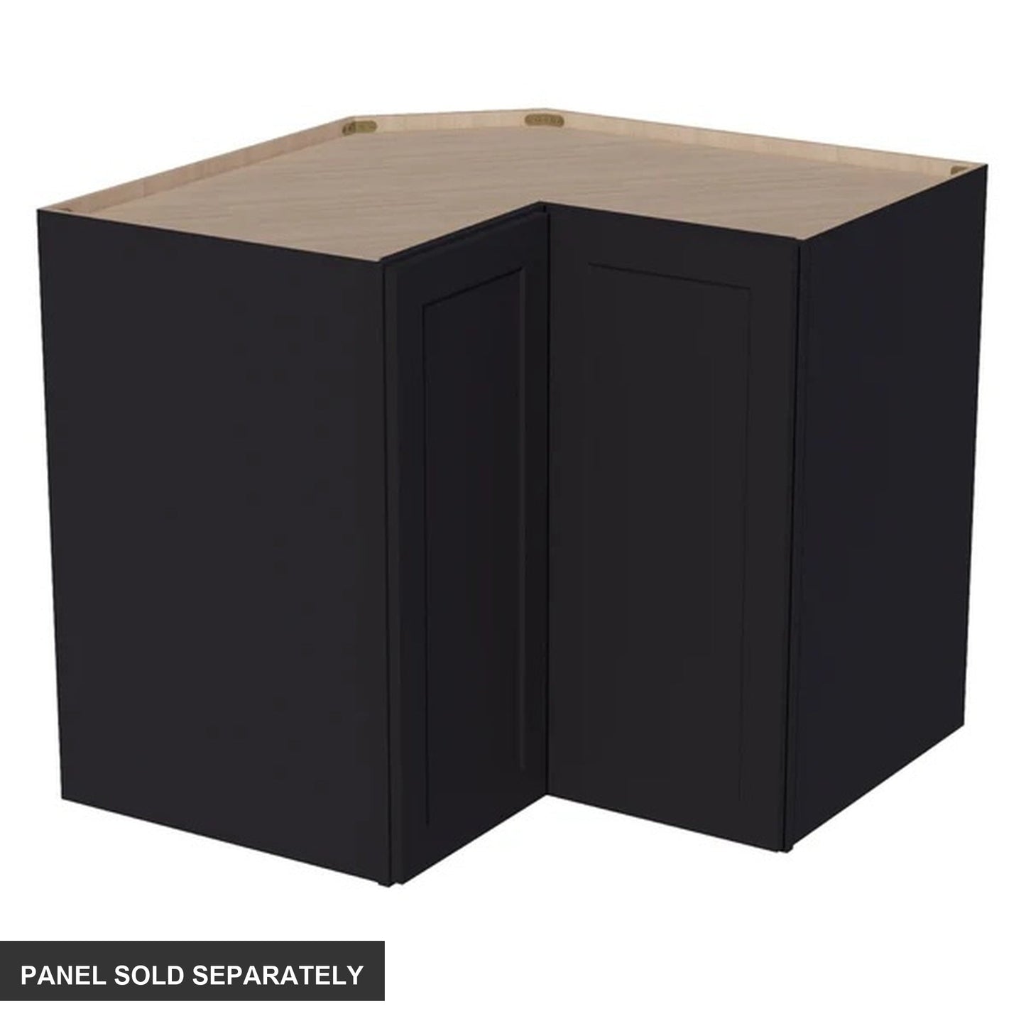 Shaker Corner Wall Cabinet 24" (WPC2436) · Ardelle - Ebony - Product