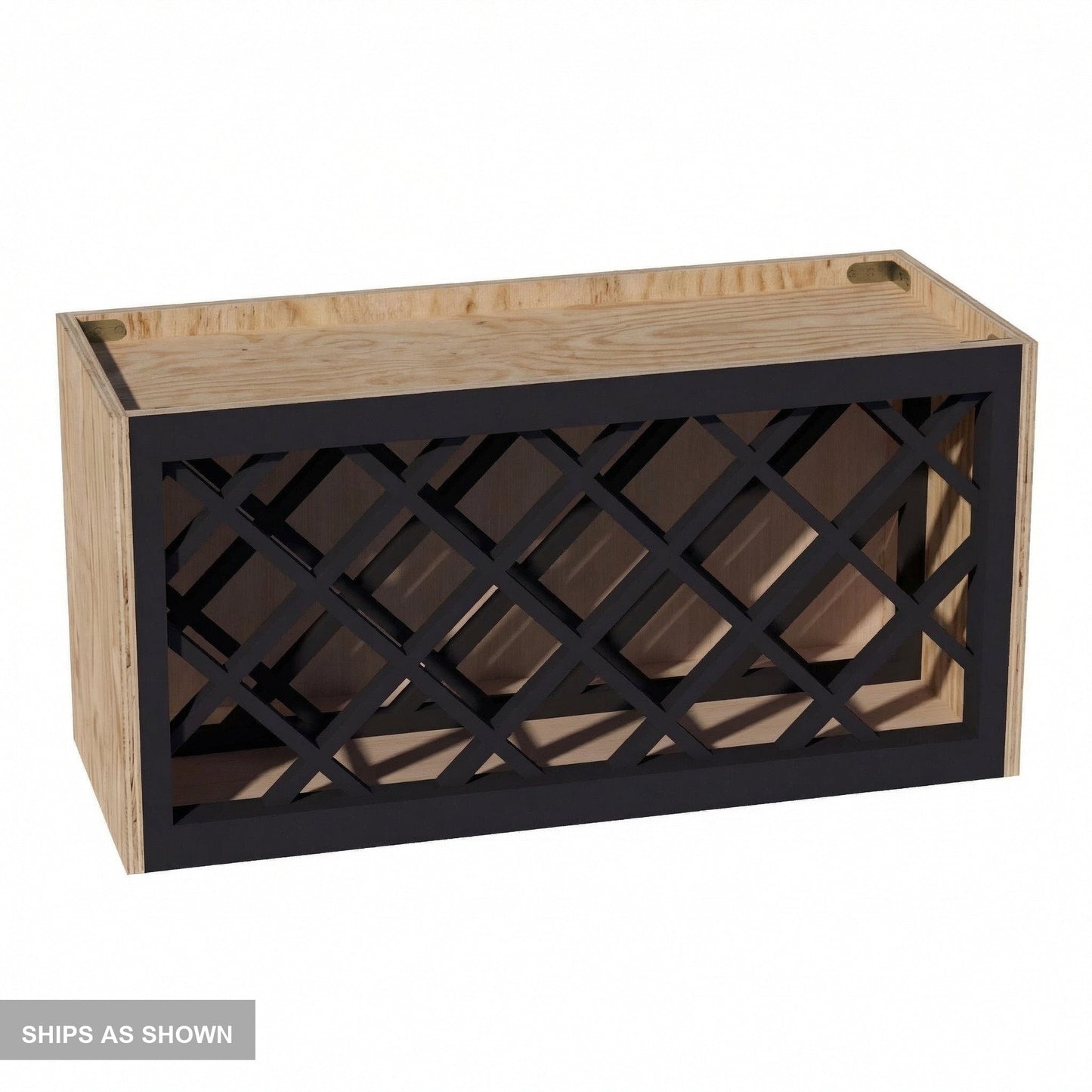 Wine Rack 30" (WR3015) · Ardelle - Ebony - Flat Pack