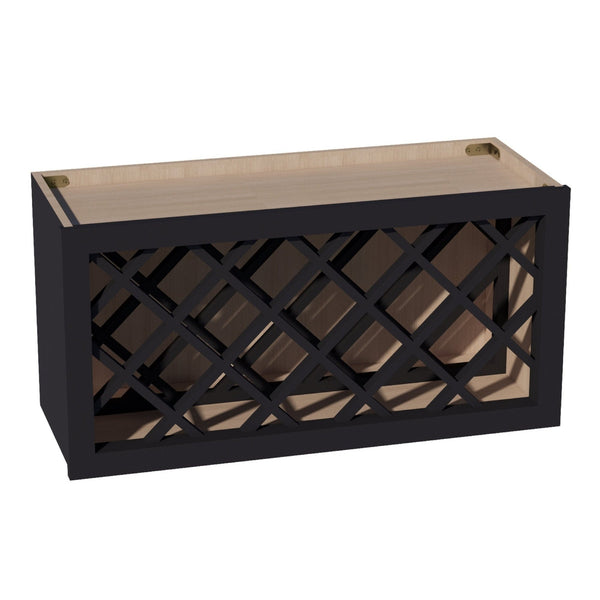 Wine Rack 30" (WR3015) · Ardelle - Ebony - Hero