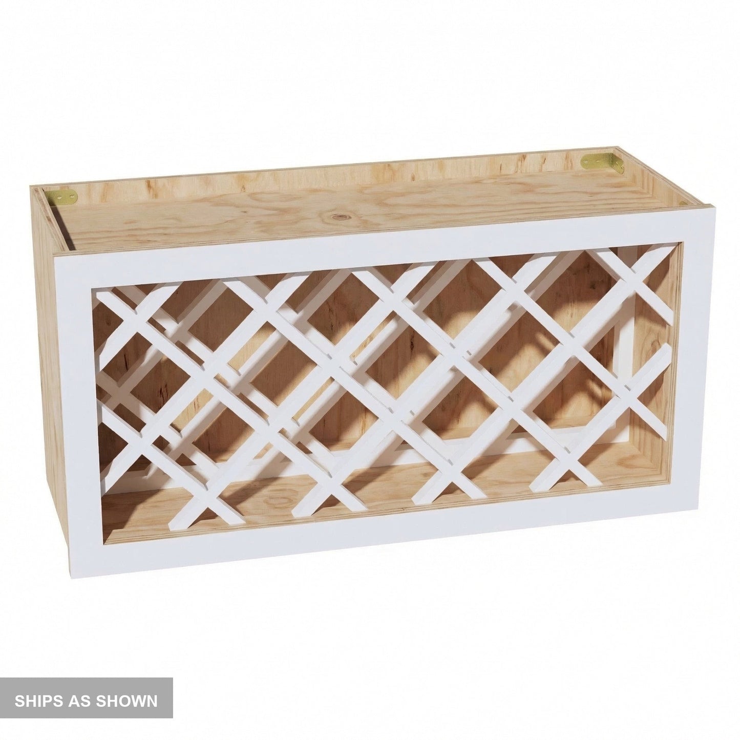 Wine Rack 30" (WR3015) · Ardelle - White - Flat Pack