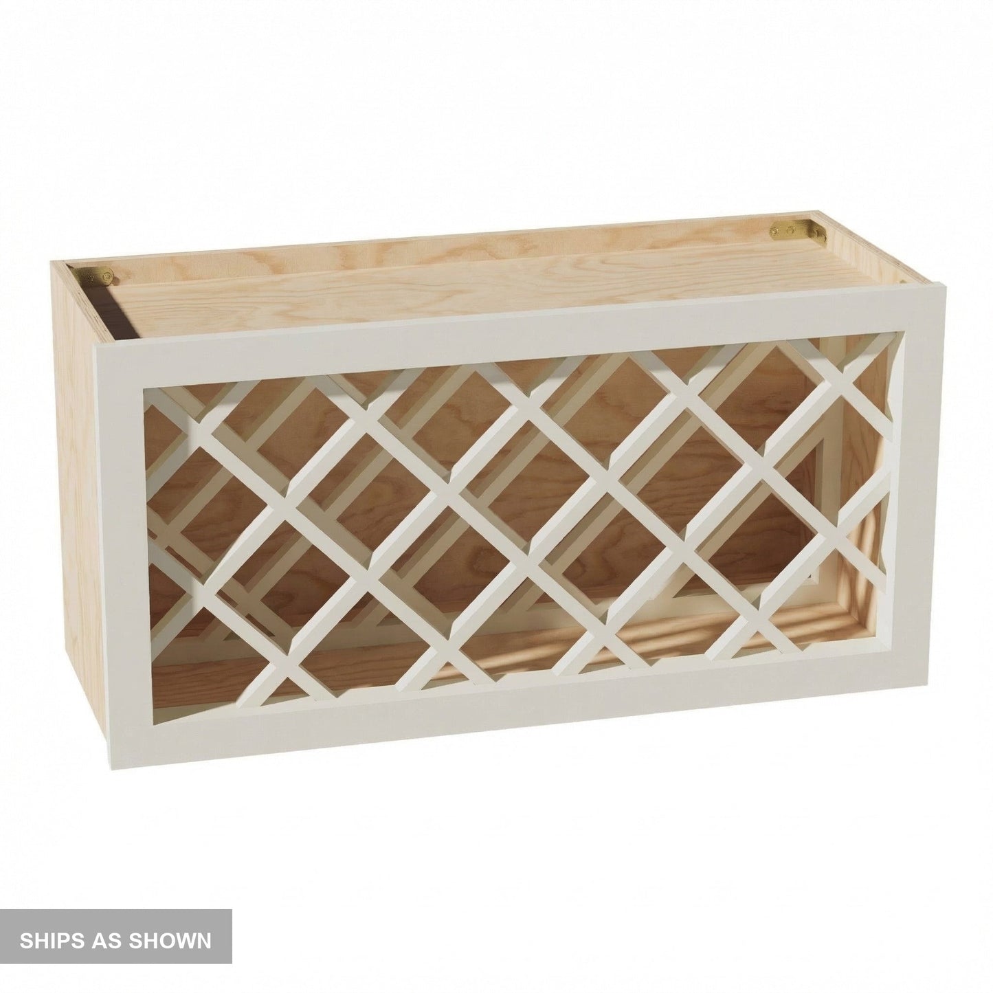 Wine Rack 30" (WR3015) · Tallis - Swan White - Flat Pack