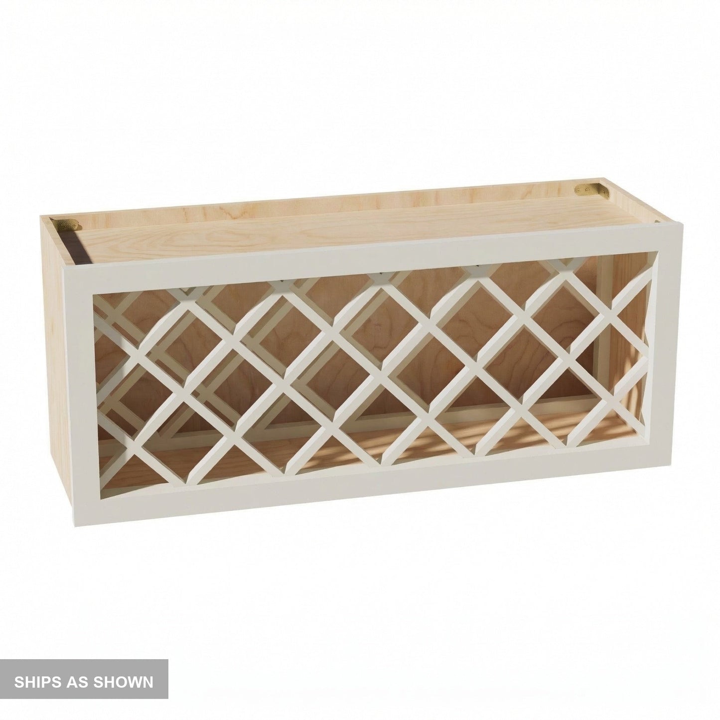 Wine Rack 36" (WR3615) · Tallis - Swan White - Flat Pack